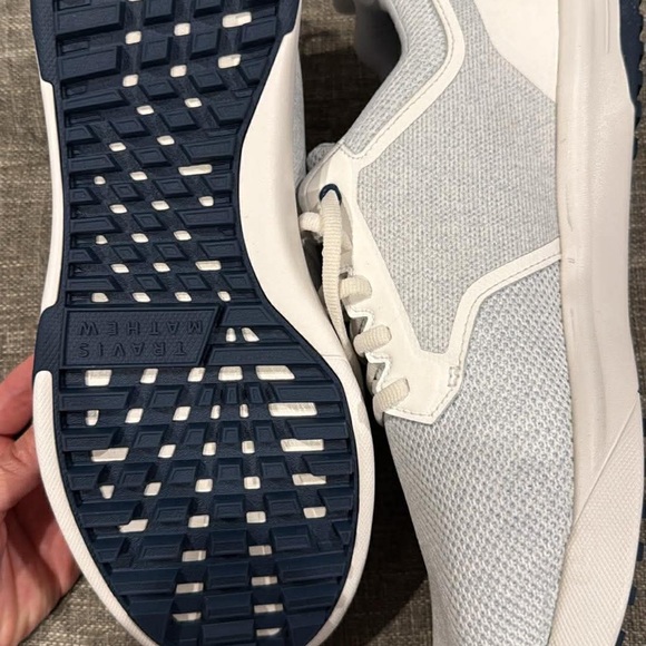Travis Mathew Heather White Athletic Shoes